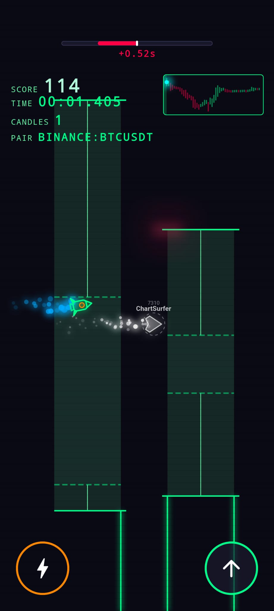 Ghost racing against another player